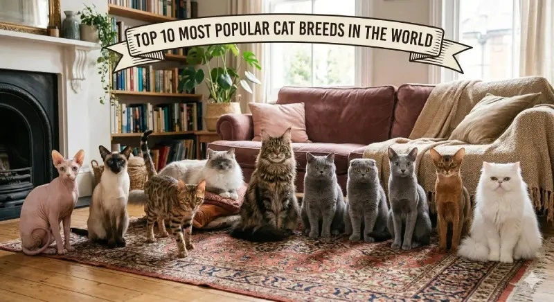 most popular cat breeds in the world